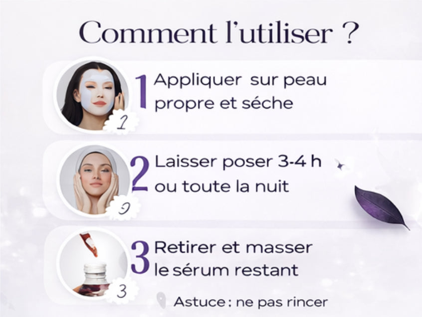 Biodance - lot de 4 masques Caviar PDRN REJUVENATING - Real Deep MASK - pour une peau rajeunie et hydratée