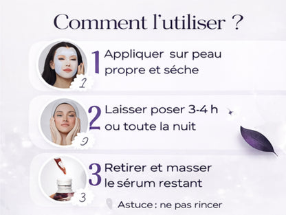 Biodance - lot de 4 masques Caviar PDRN REJUVENATING - Real Deep MASK - pour une peau rajeunie et hydratée