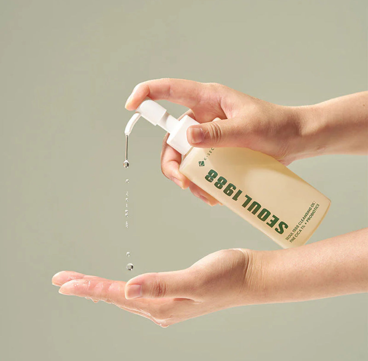 K-secret - SEOUL 1988 Cleansing Oil Pine Cica 1% + Probiotics 200ml - huile nettoyante