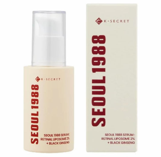 K-Secret - SEOUL 1988 - Sérum Rétinal Liposome 2% + Black Ginseng 30ml - Anti-âge