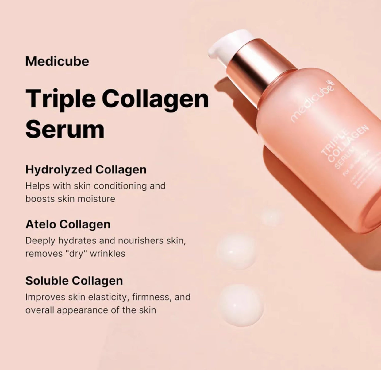 Sérum Triple Collagene 4.0 + Acide Hyaluronique + Niacinamide - 55ml